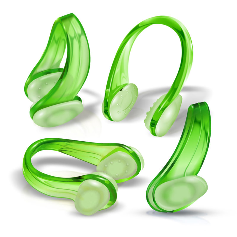 Blupond Green Swimming Nose Clips And Earplugs Swim Gear Sports And Outdoors Swimming #2