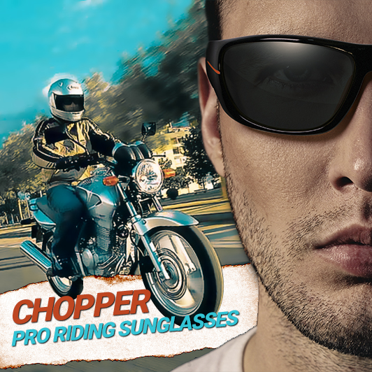 Sunglasses New Black or Silver Frame Semi Rimless Sport Wrap Chopper Biker UV400 