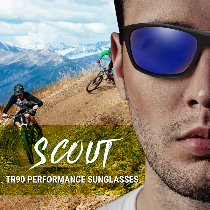 Sports Sunglasses Blupond Scout Dark Blue (1)