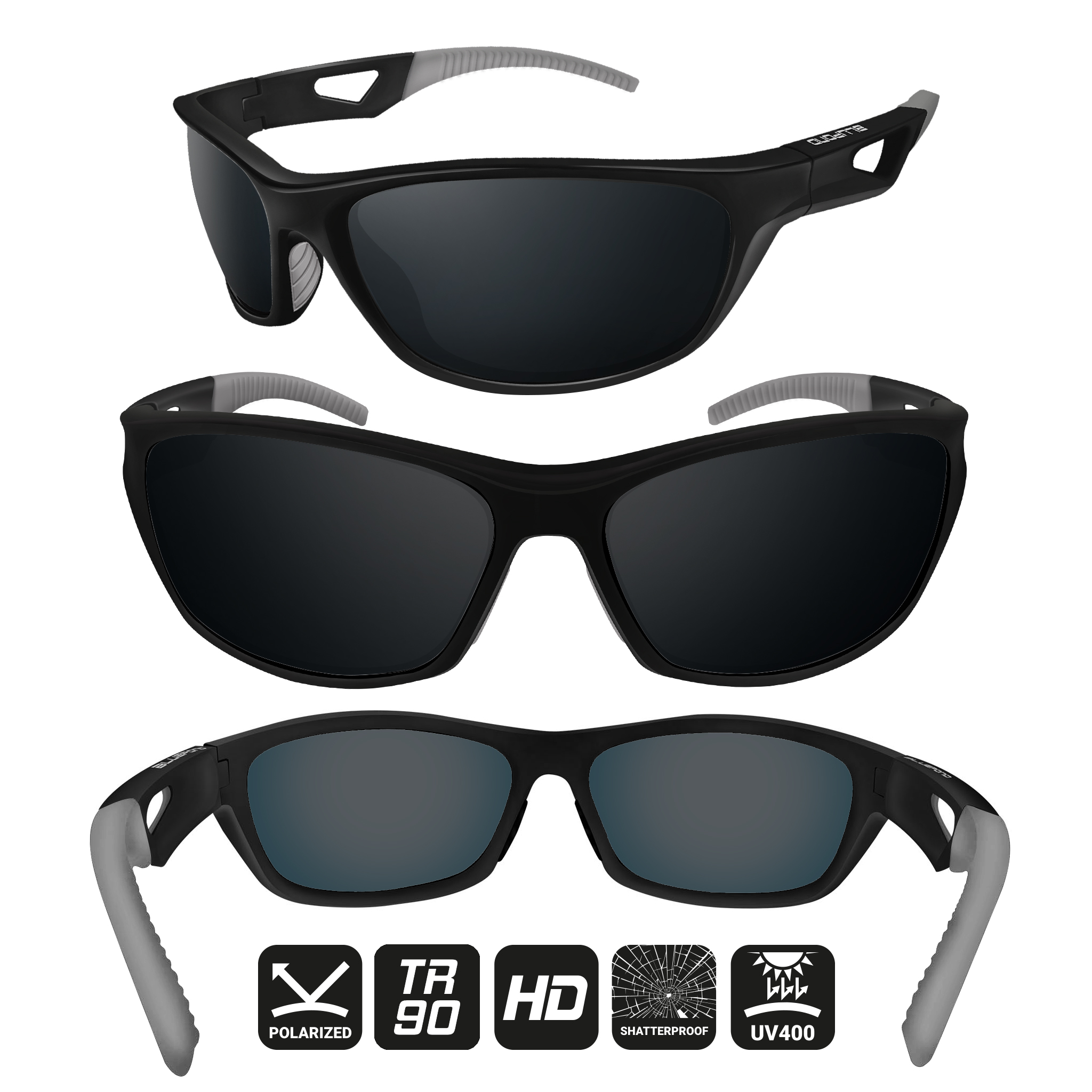 Sports Sunglasses Scout Lightweight UV400 (Black) - BLUPOND - EXPAND YOUR  LIMITS