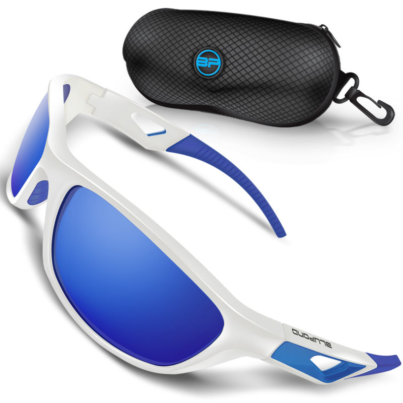 Sports Sunglasses Blupond Scout White Blue (1)