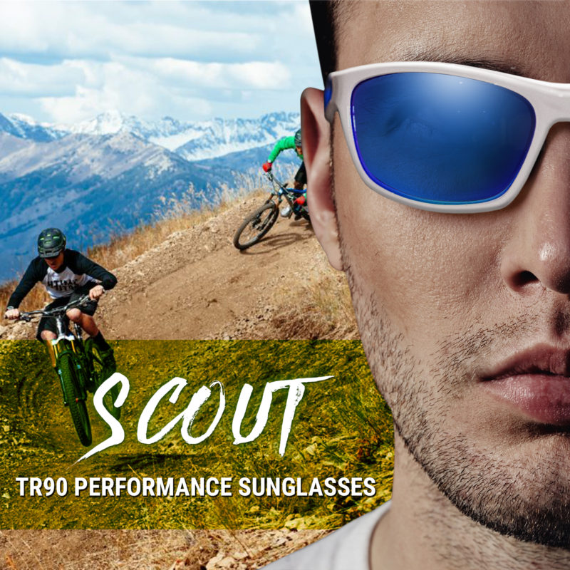 Sports Sunglasses Blupond Scout White Blue (4)