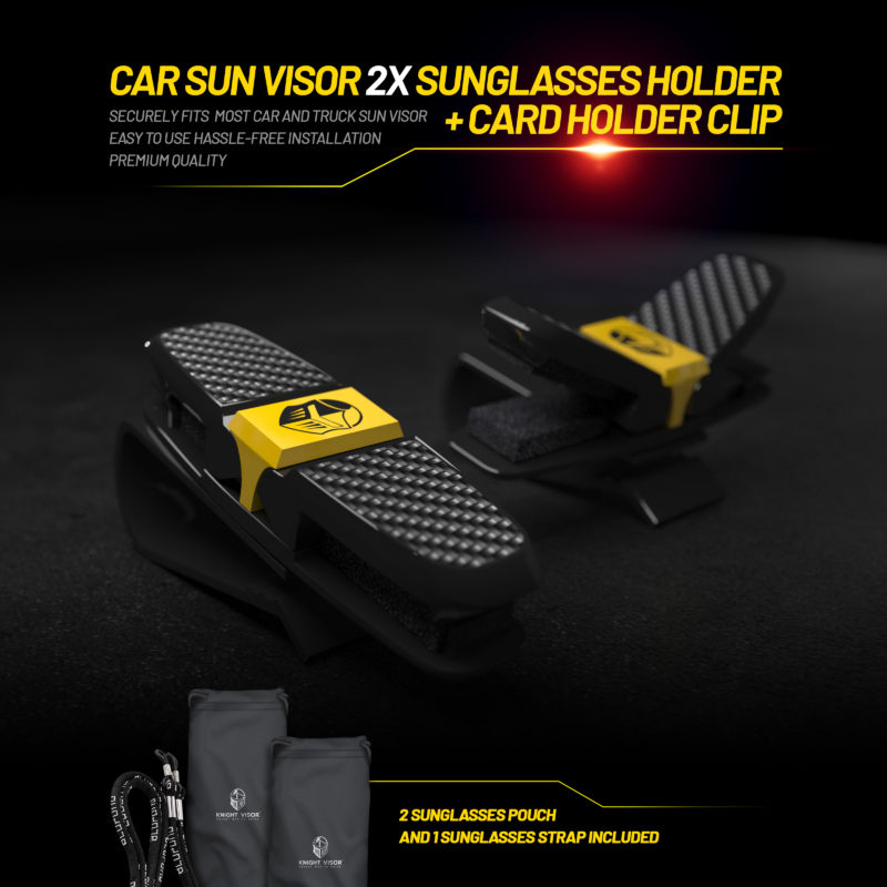 B07z5tks27 Sunglassses Holder Car Visor Clip Hero V2
